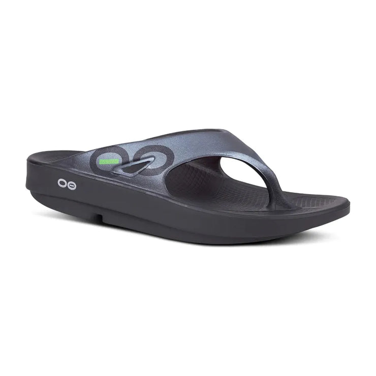 Oofos Ooriginal Sport Sandal in Graphite  Unisex Footwear