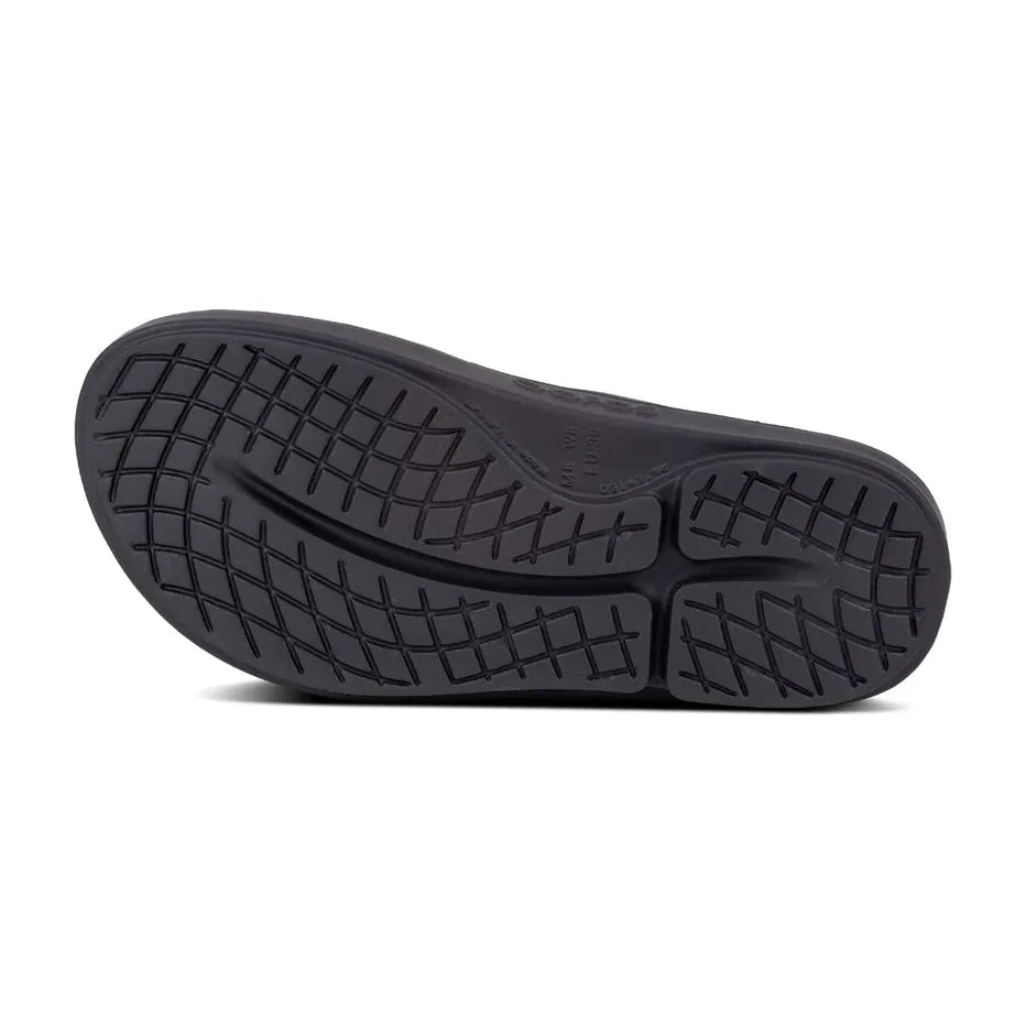 Oofos Ooriginal Sport Sandal in Graphite  Unisex Footwear