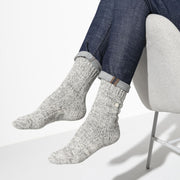 Birkenstock Women's Cotton Twist Socks in Grey  Accessories