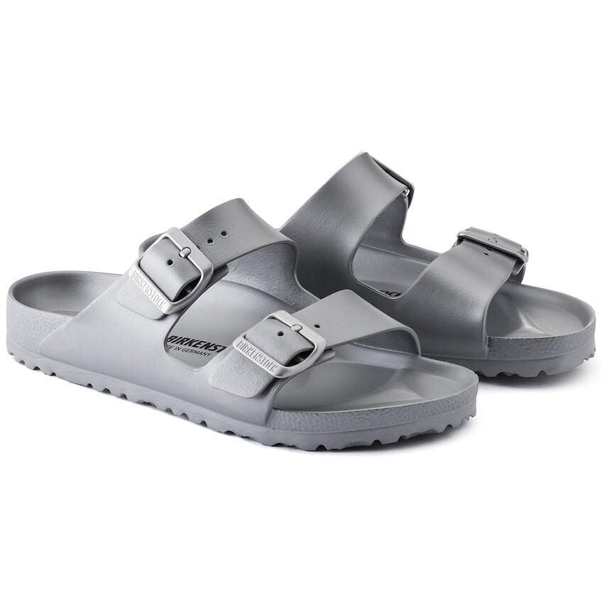 Birkenstock Arizona EVA Sandal in Metallic Silver  Women's Footwear