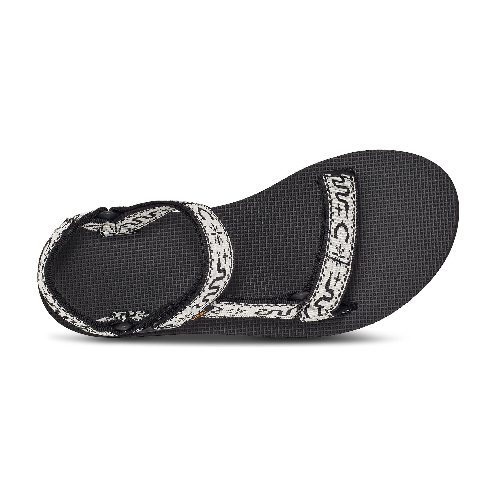 Teva Women's Original Universal Sandal in Bandana White Black  Women's Footwear