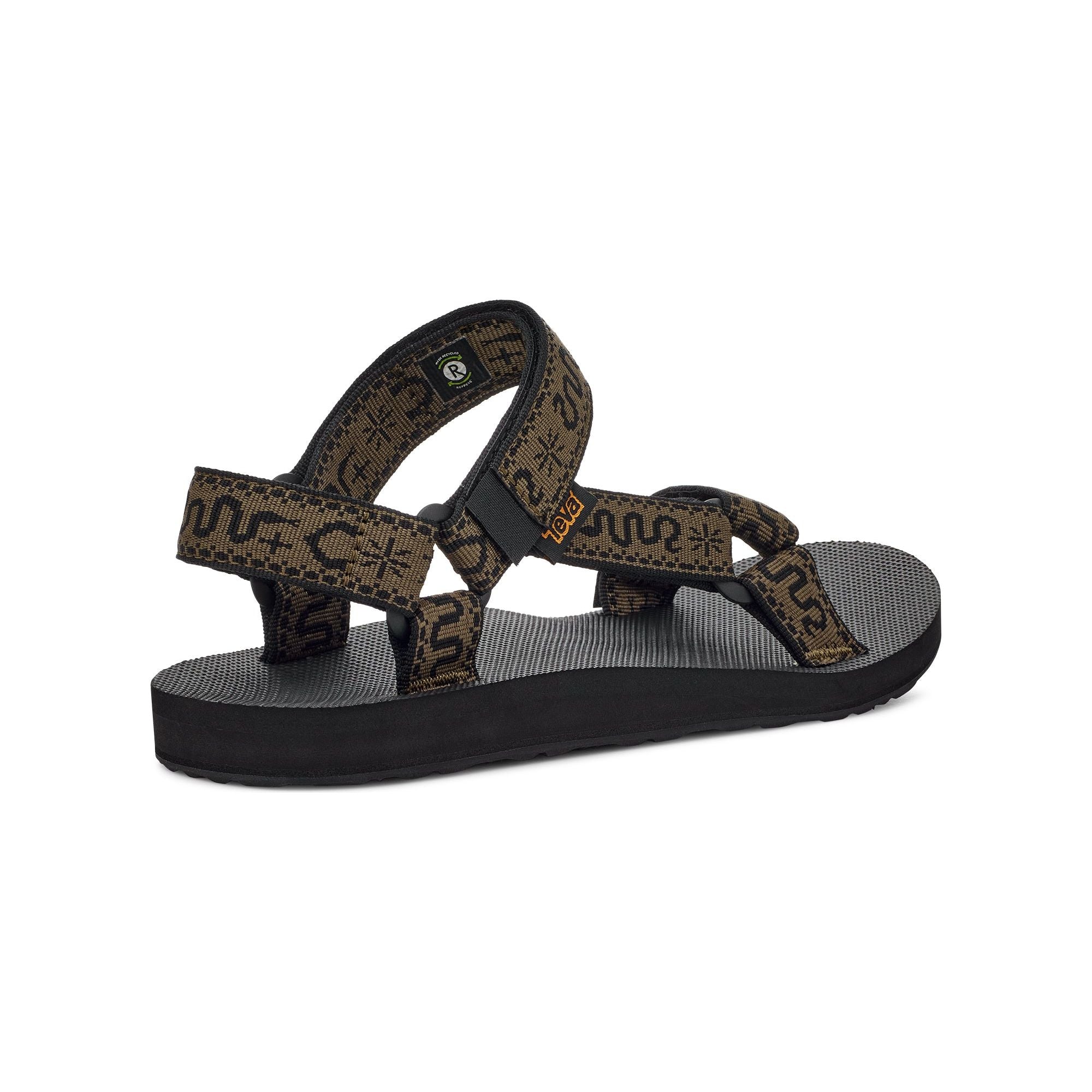 Teva Men's Original Universal Sandal in Bandana Dark Olive  Men's Footwear