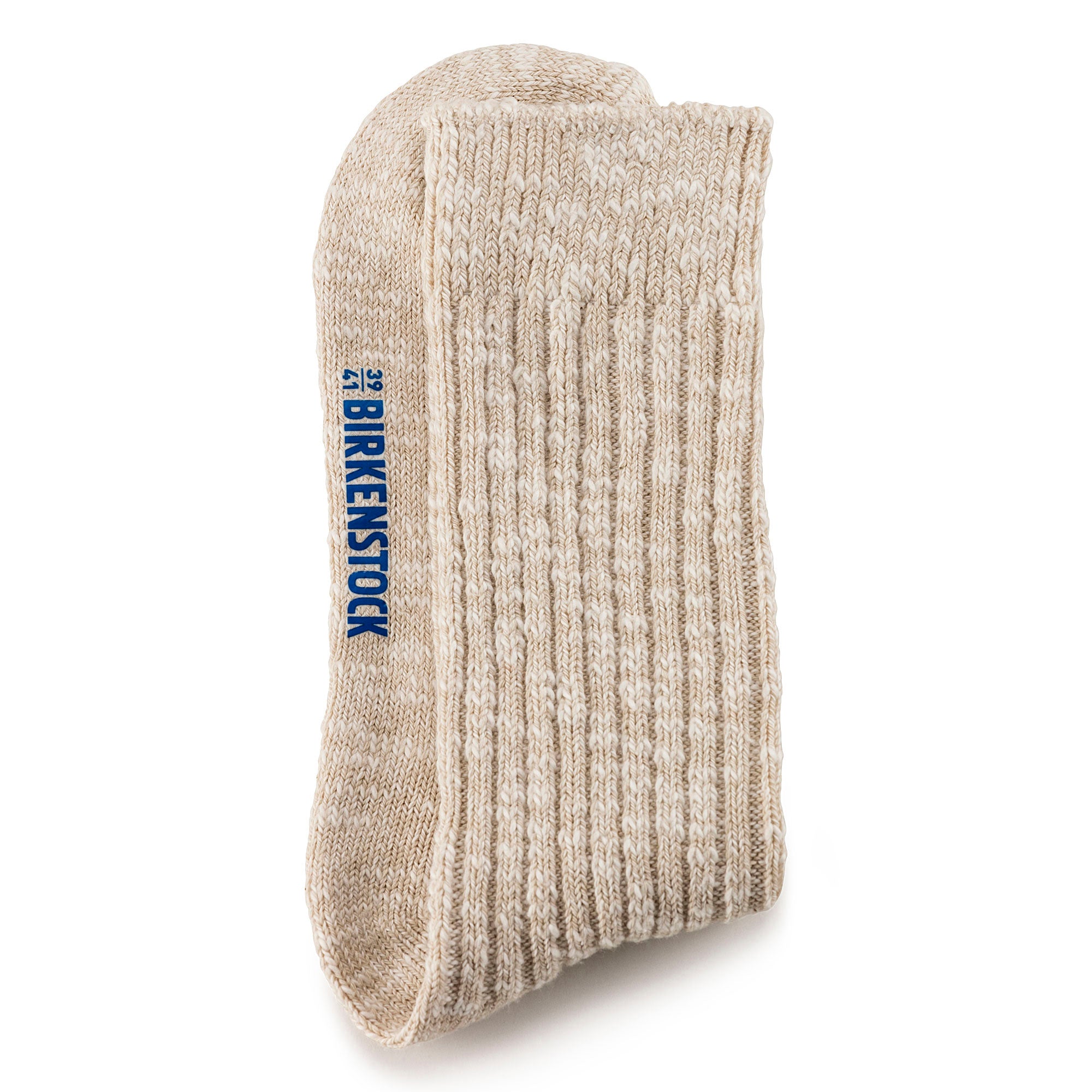 Birkenstock Men's Cotton Slub Socks in Beige White  Accessories