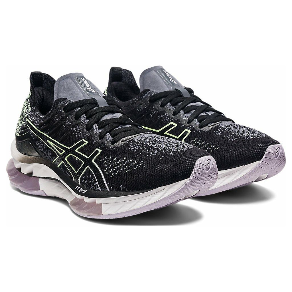 Asics Women's Gel-Kinsei Blast in Black Illuminate Yellow  Women's Footwear