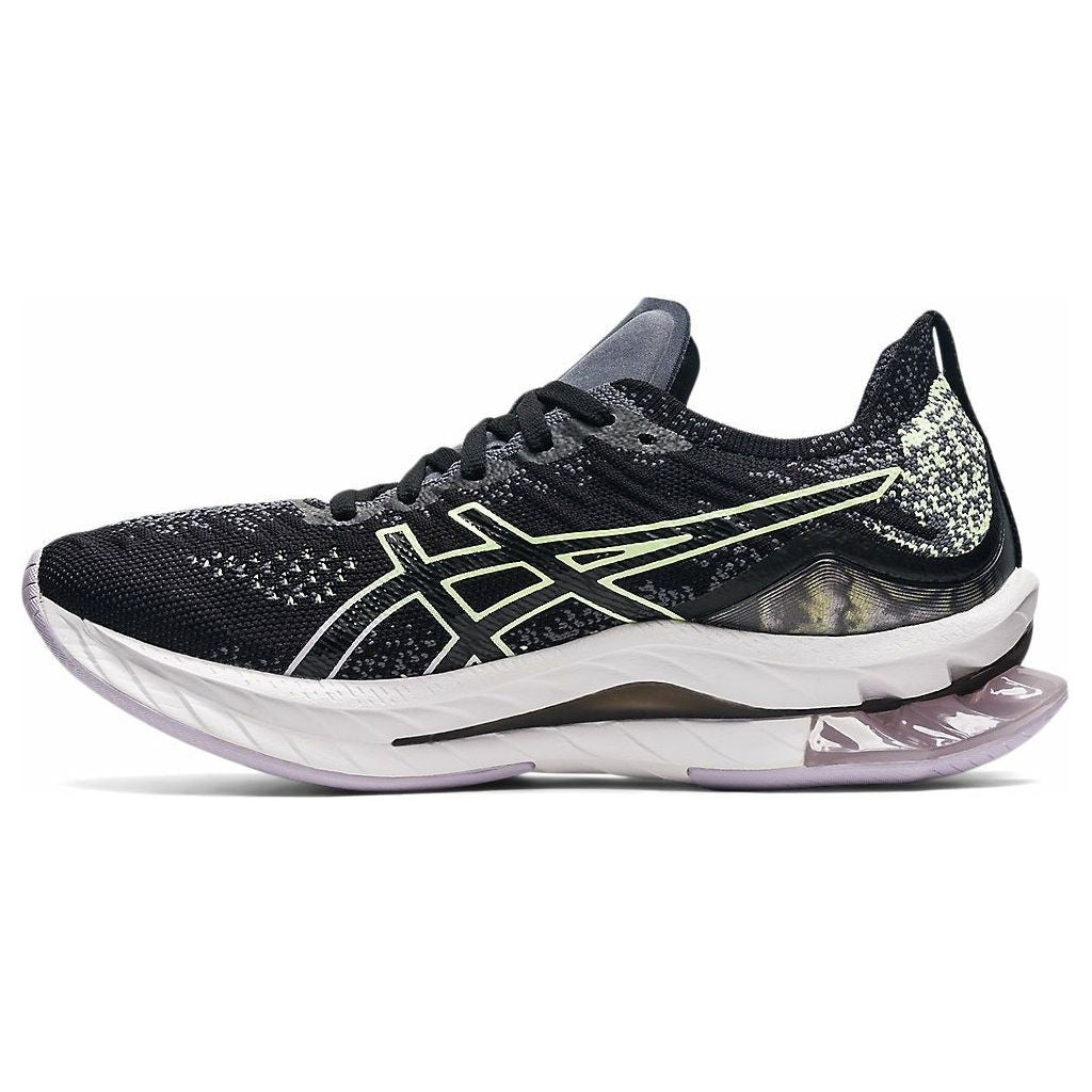 Asics Women's Gel-Kinsei Blast in Black Illuminate Yellow  Women's Footwear