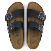 Birkenstock Arizona Oiled Leather Soft Footbed Sandal in Blue  Men's Footwear