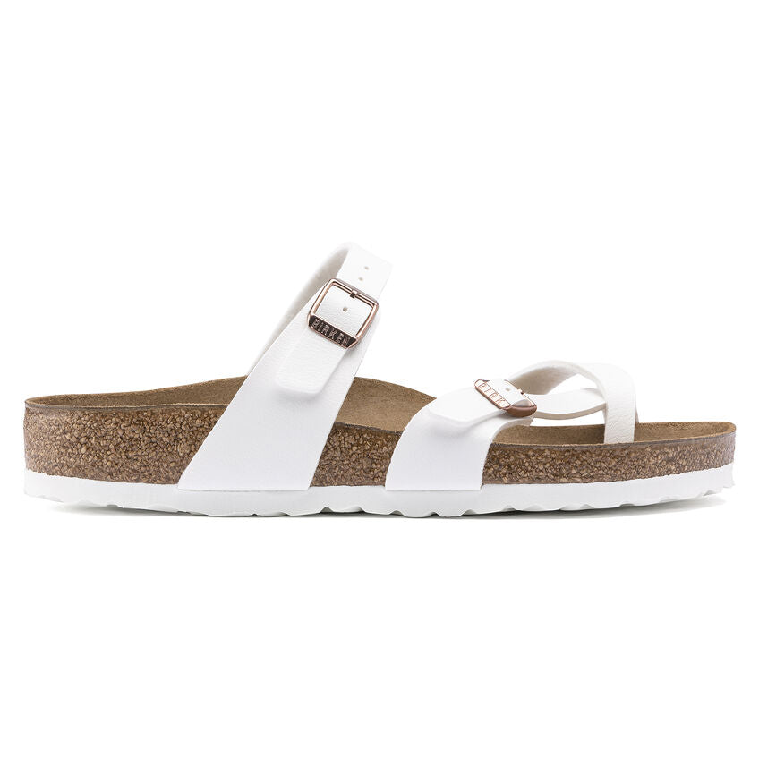 Birkenstock Mayari Birko-flor Classic Footbed Sandal in White  Women's Footwear