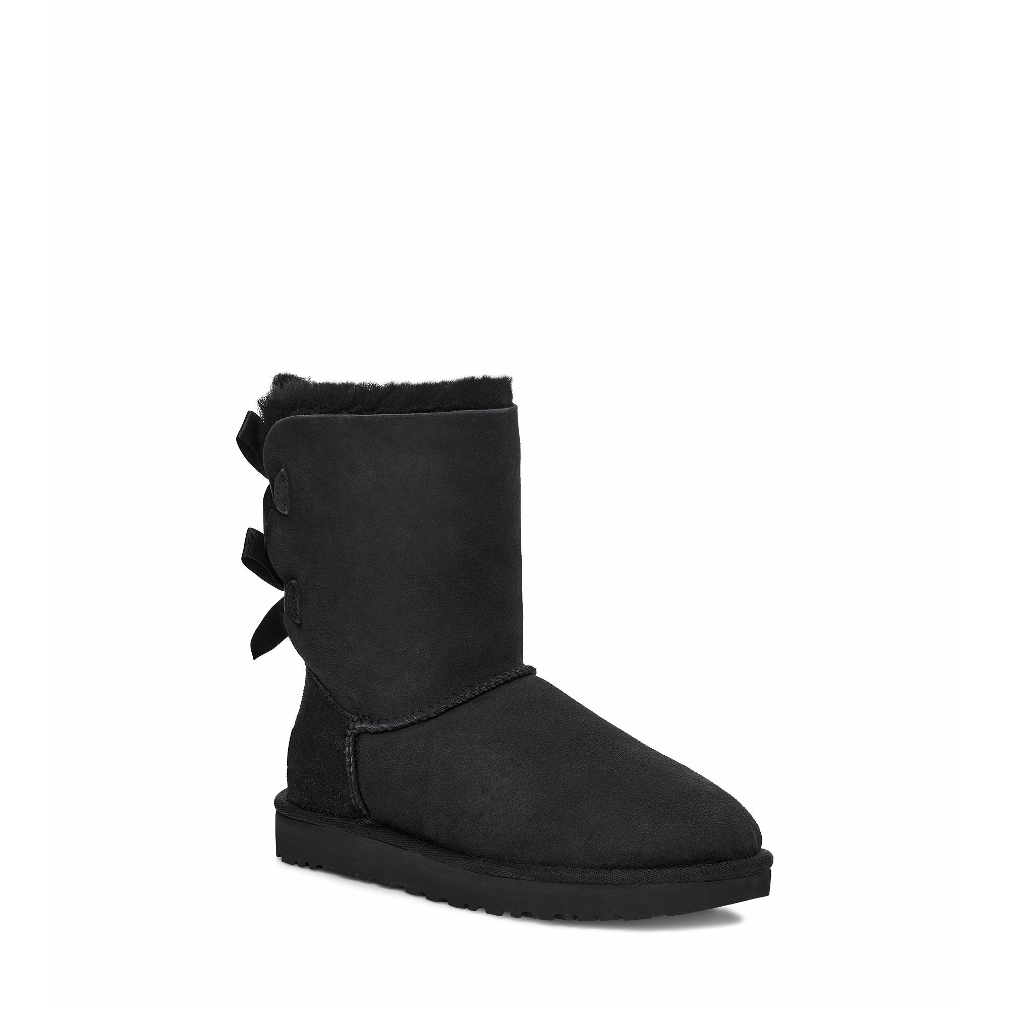 UGG Women's Bailey Bow II Boot in Black  Women's Footwear