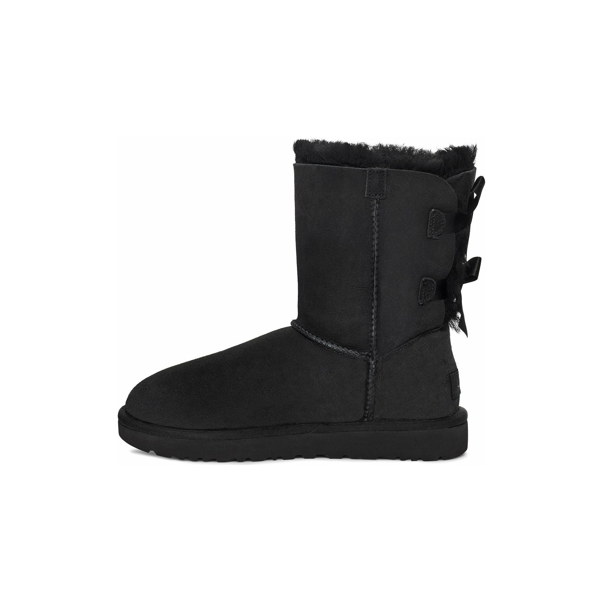 UGG Women's Bailey Bow II Boot in Black  Women's Footwear