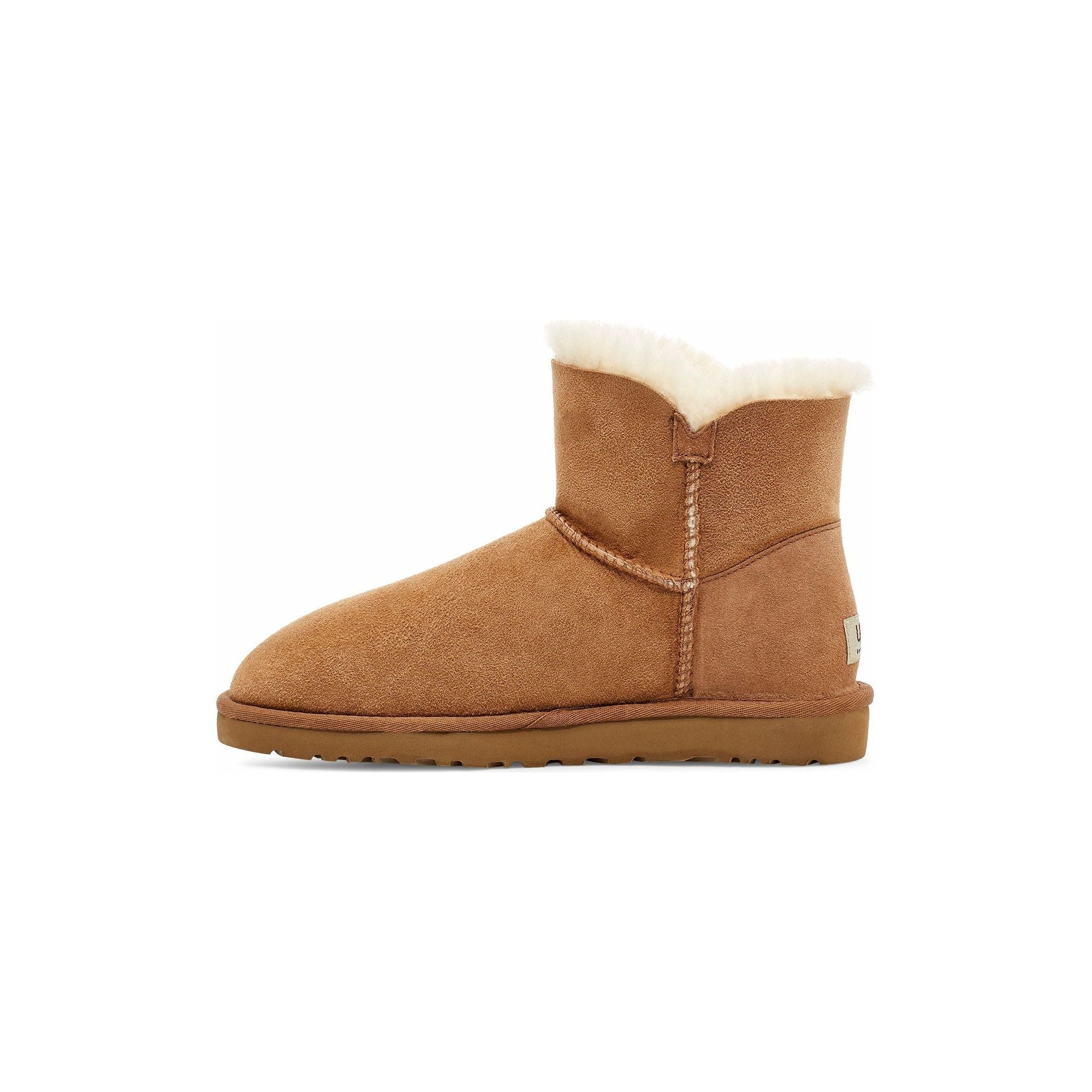 UGG Women's Mini Bailey Button II Boot in Chestnut  Women's Footwear