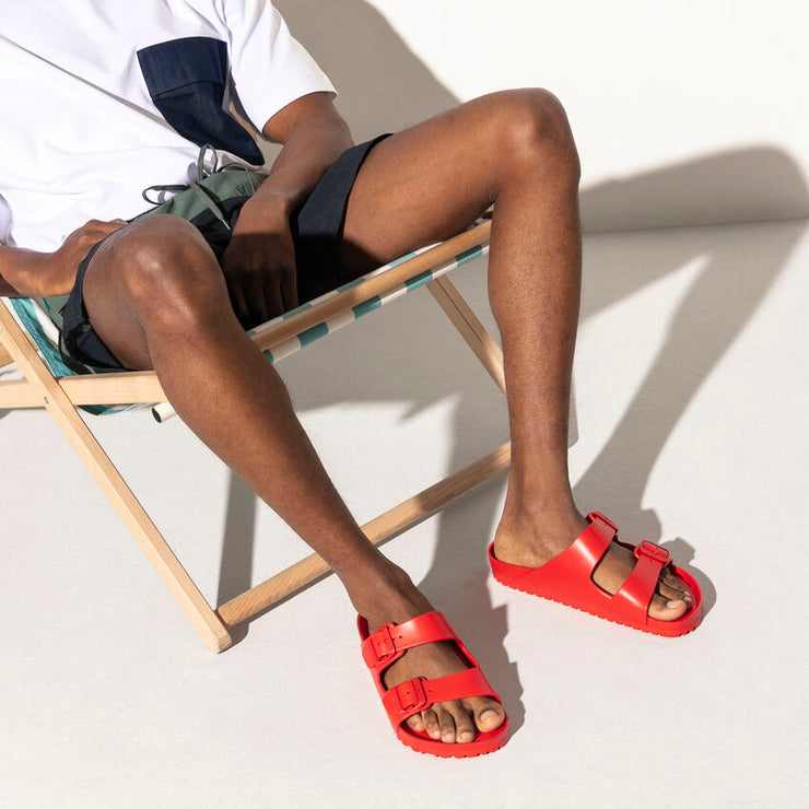 Birkenstock Arizona Eva Essentials Sandals in Active Red  Men&