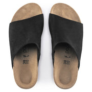 Birkenstock Papillio Namica Suede Leather Sandal In Black  Women's Footwear