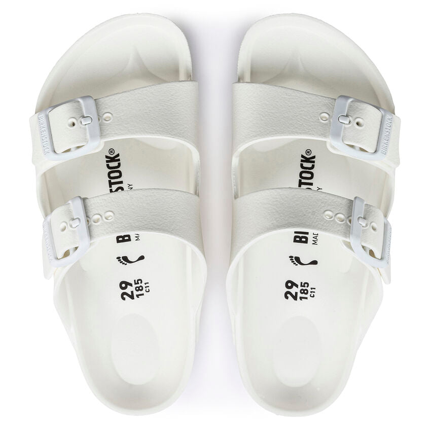 Birkenstock Kid's Arizona Eva Essentials Sandal in White  Kid's Footwear