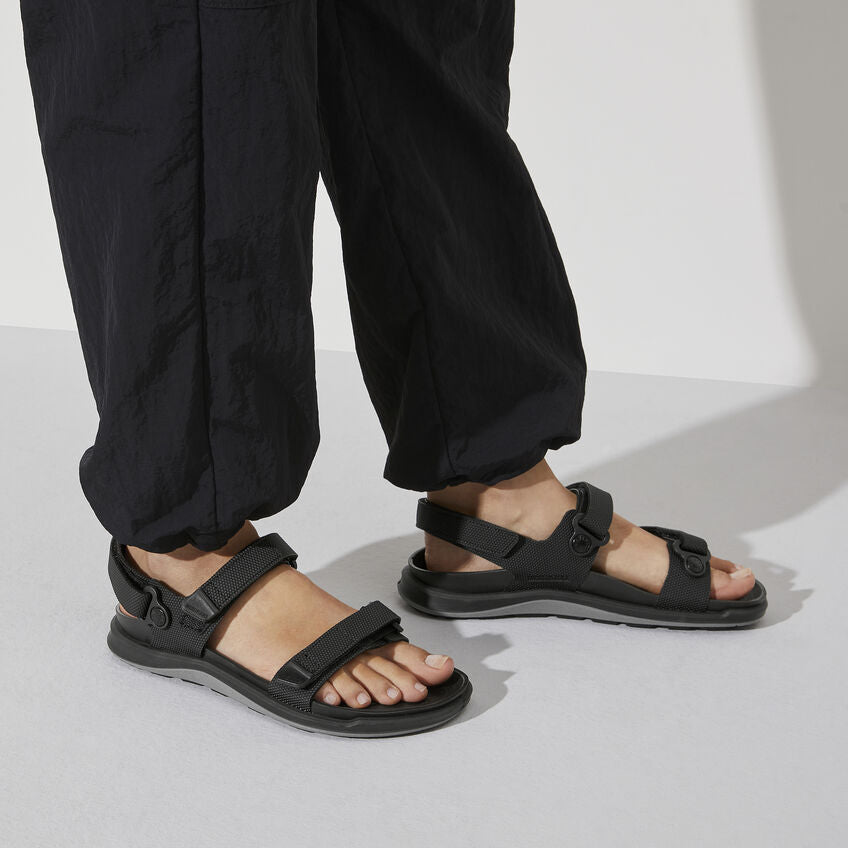 Birkenstock Women's Kalahari Birko-Flor in Black  Women's Footwear