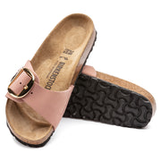 Birkenstock Madrid Big Buckle Nubuck Leather in Old Rose  Women's Footwear