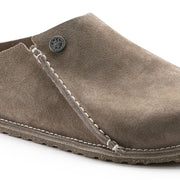 Birkenstock Zermatt Premium Suede Leather Slipper in Gray Taupe  Unisex Footwear
