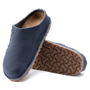 Birkenstock Zermatt Canvas Textile Leather Slipper in Midnight  Unisex Footwear