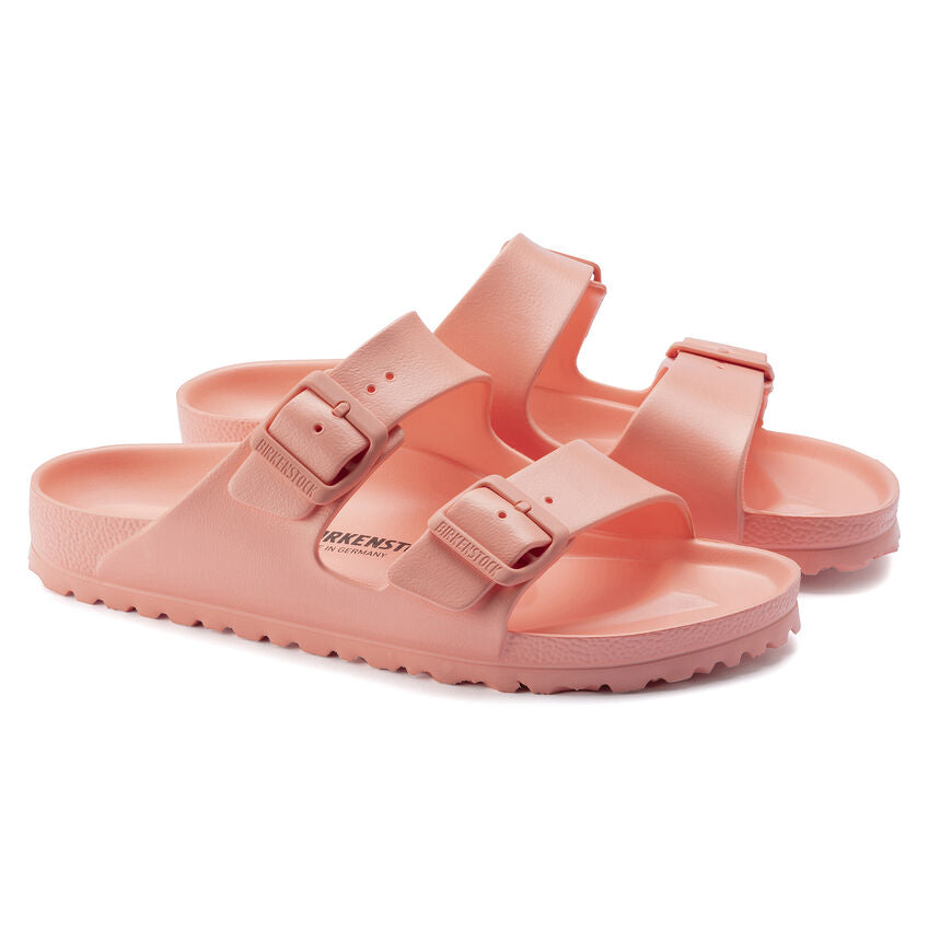 Birkenstock Arizona EVA Essentials Sandal in Coral Peach  Women's Footwear