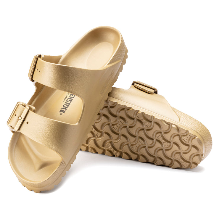 Birkenstock Arizona Eva Essential Sandals in Metallic Gold  Women&