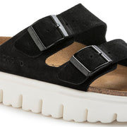 Birkenstock Arizona Chunky Suede Leather in Black  Women's Footwear