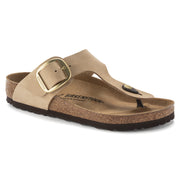 Birkenstock Gizeh Big Buckle Nubuck Leather in Sandcastle  Women's Footwear