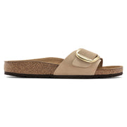 Birkenstock Madrid Big Buckle Nubuck Leather in Sandcastle  Women's Footwear