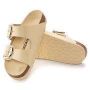 Birkenstock Arizona Big Buckle Natural Leather Patent in High Shine Butter  Women's Footwear