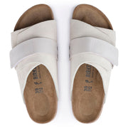 Birkenstock Kyoto Nubuck Leather Suede Leather Sandal in Antique White  Men's Footwear