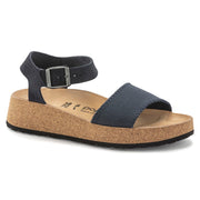 Birkenstock Women's Glenda Suede Leather Textile in Midnight