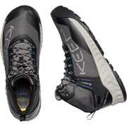 Keen Men's NXIS EVO Mid Waterproof Boot in Magnet Bright Cobalt  Men's Footwear