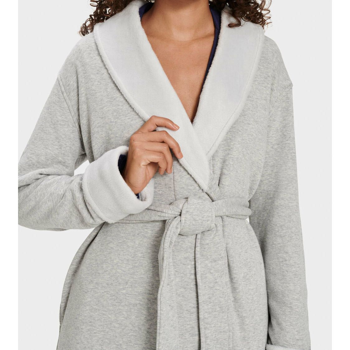 UGG Women's Duffield II Robe in Seal Heather  Women's Apparel