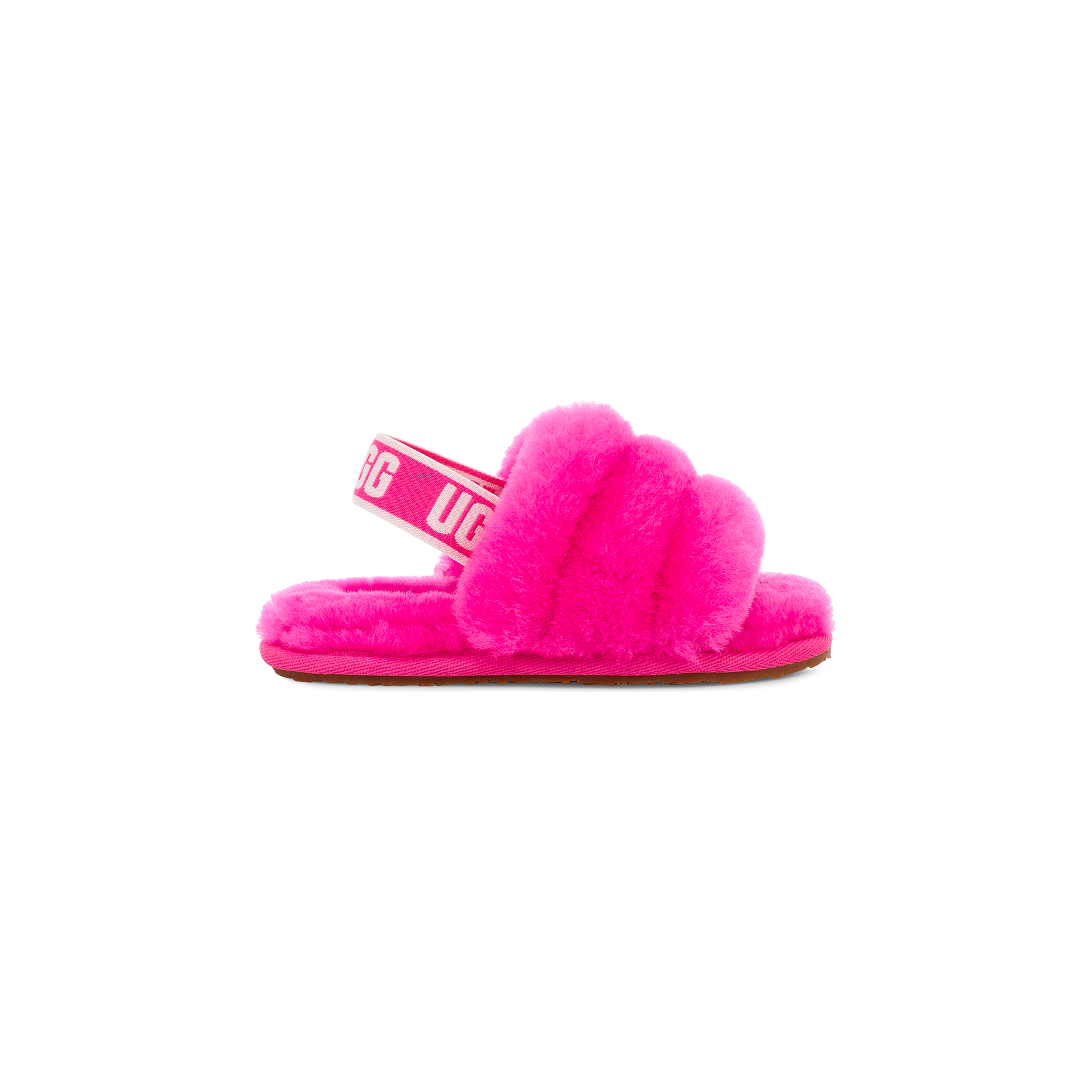 UGG Toddler's Fluff Yea Slide in Rock Rose  Kid