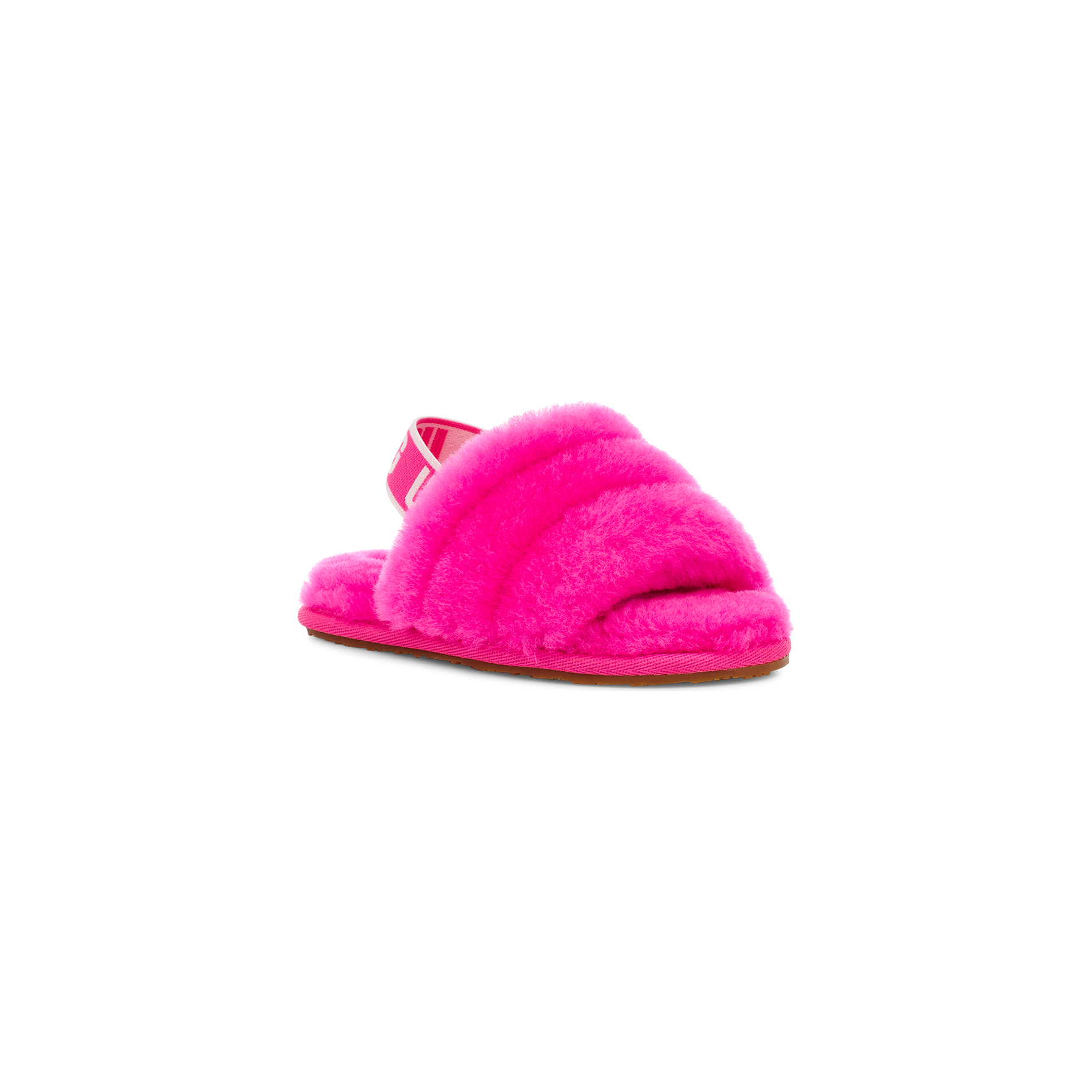 UGG Toddler's Fluff Yea Slide in Rock Rose  Kid