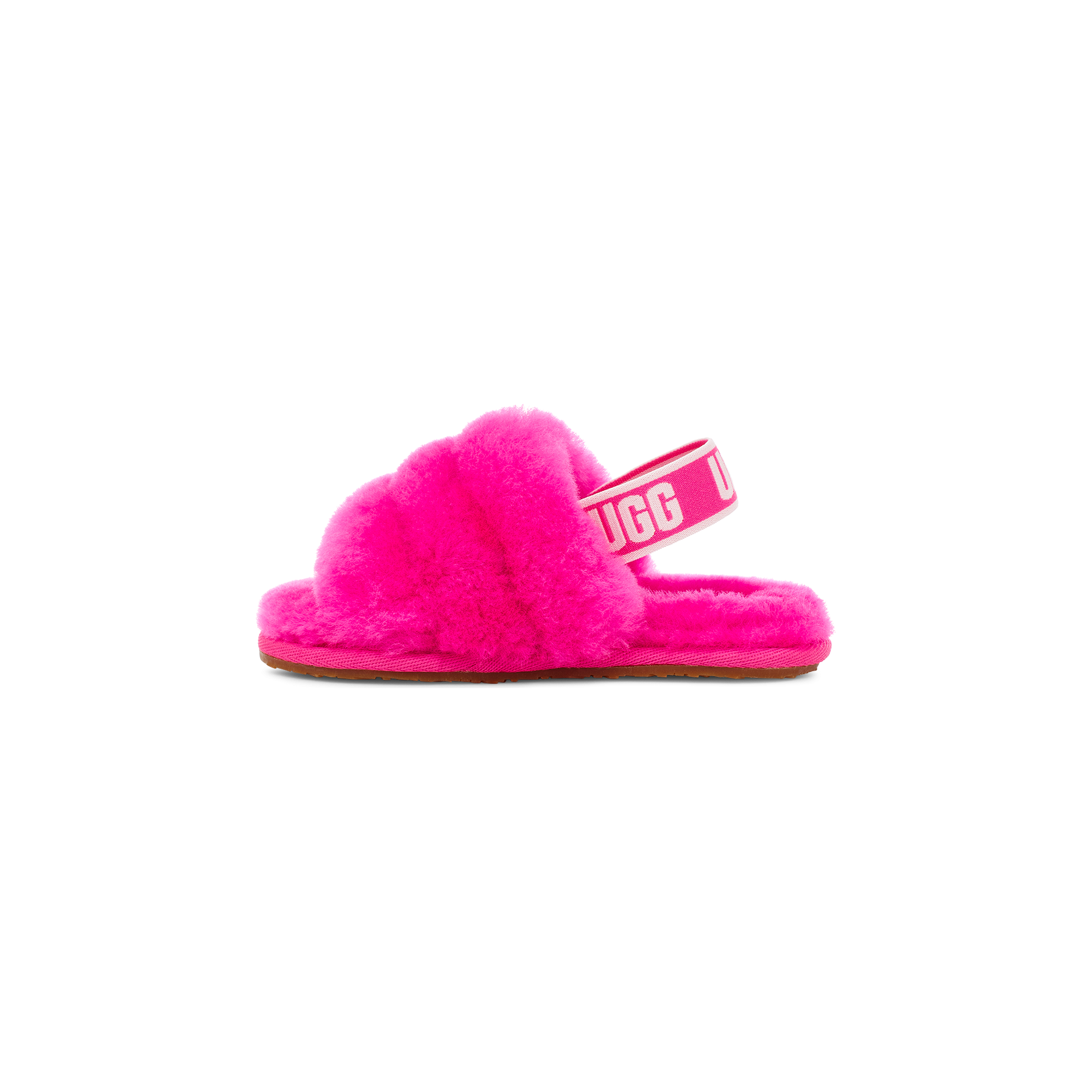 UGG Toddler's Fluff Yea Slide in Rock Rose  Kid