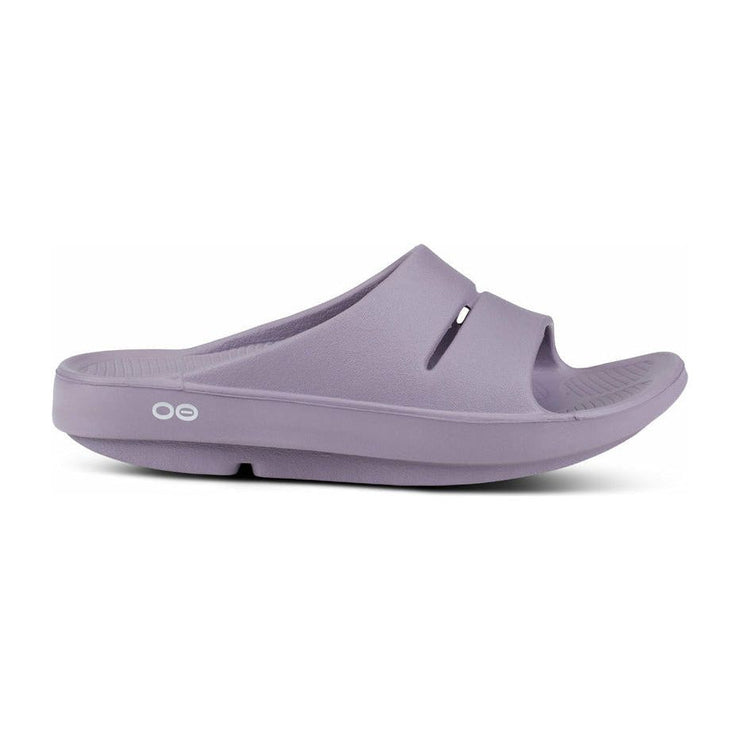 OOFOS Unisex Ooahh Slide Sandals in Mauve  Men&