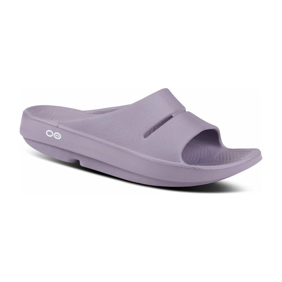 OOFOS Unisex Ooahh Slide Sandals in Mauve  Men's Footwear