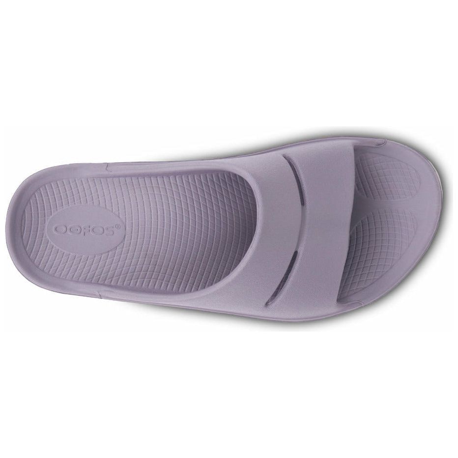 OOFOS Unisex Ooahh Slide Sandals in Mauve  Men's Footwear