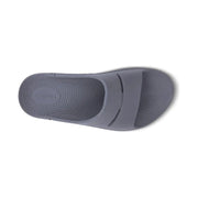 OOFOS Unisex Ooahh Slide Sandals in Slate  Men's Footwear