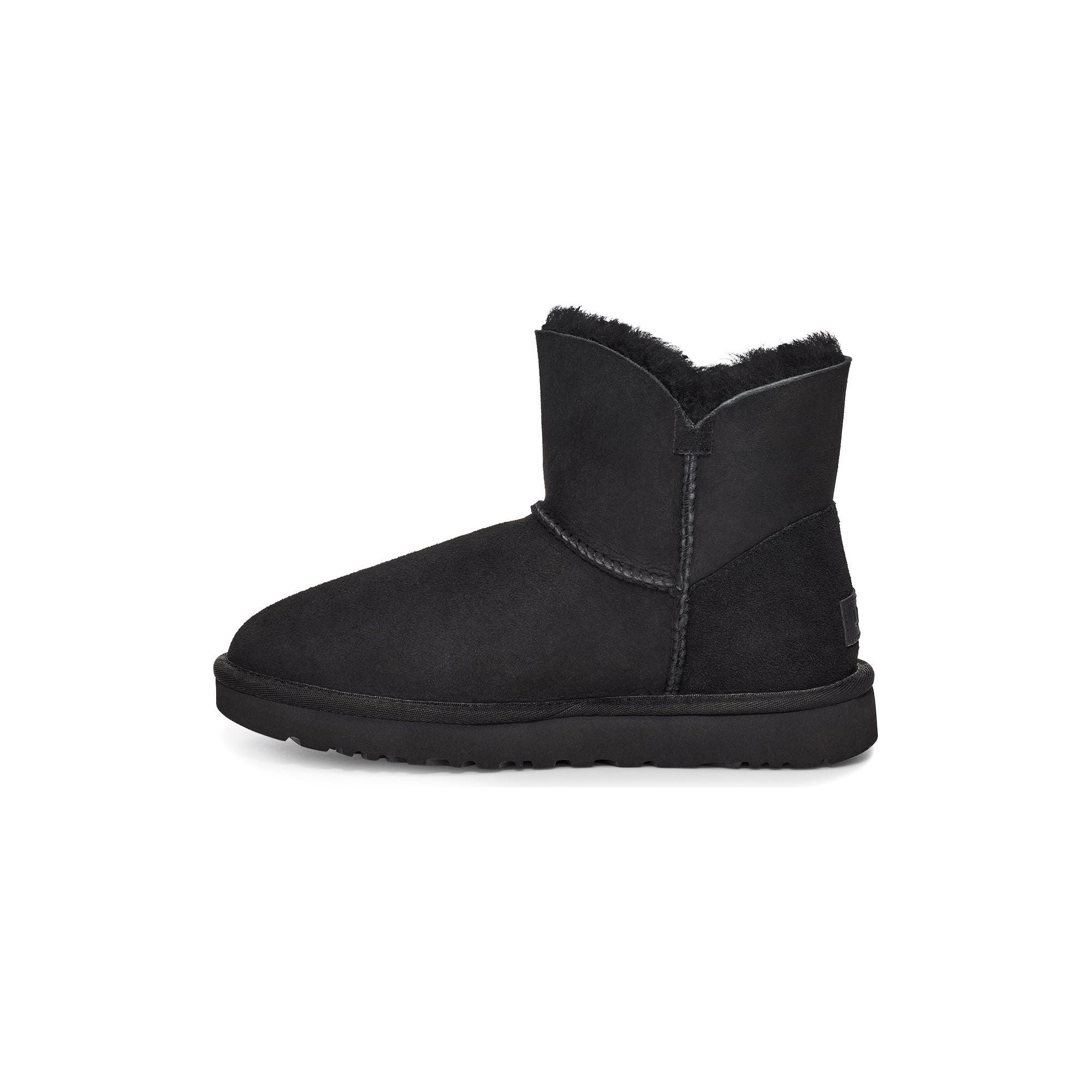 UGG Women's Bailey Zip Mini Boot in Black  Women's Footwear