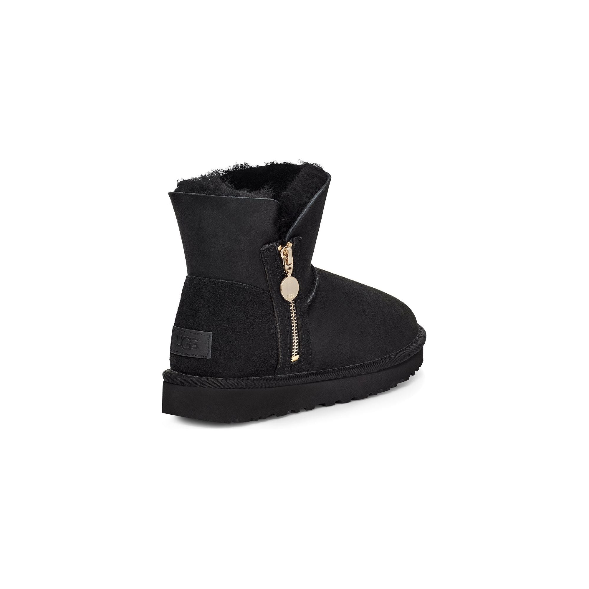 UGG Women's Bailey Zip Mini Boot in Black  Women's Footwear