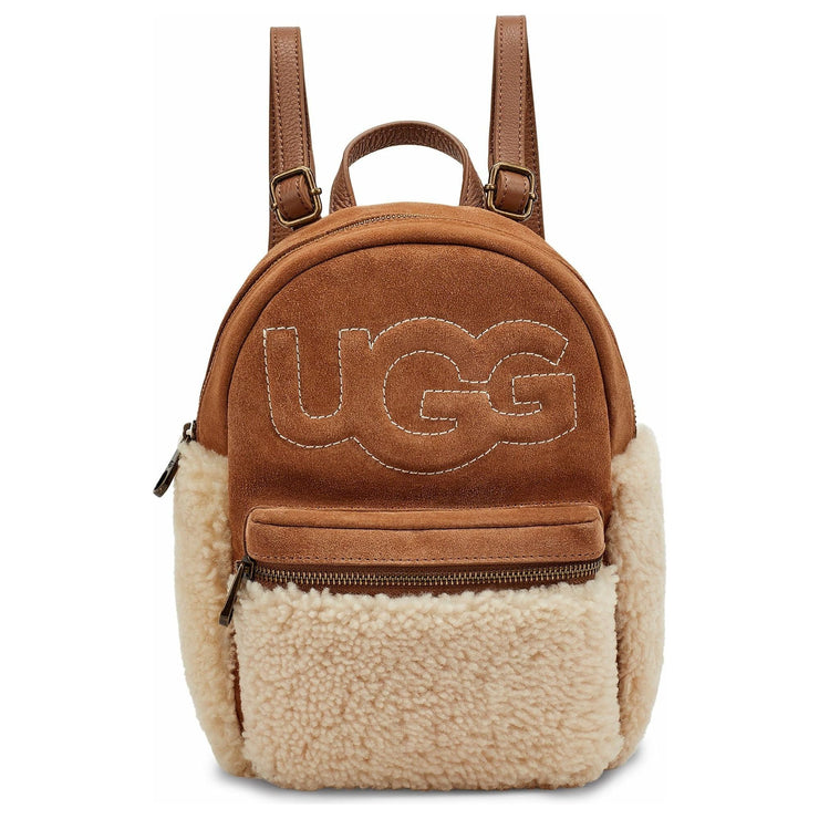 UGG Dannie II Mini Backpack Sheepskin in Chestnut