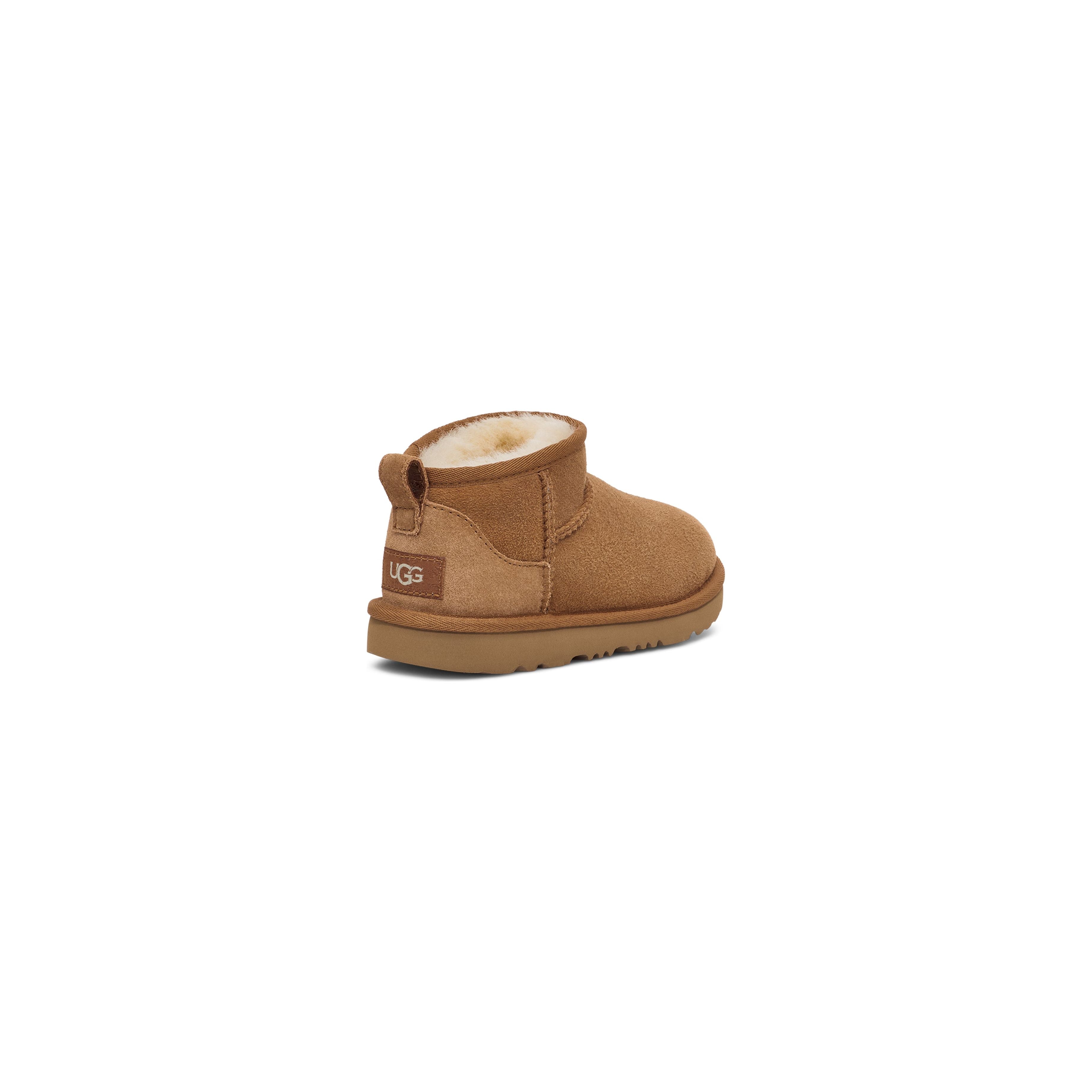 UGG Kid's Classic Ultra Mini in Chestnut  Kid's Footwear