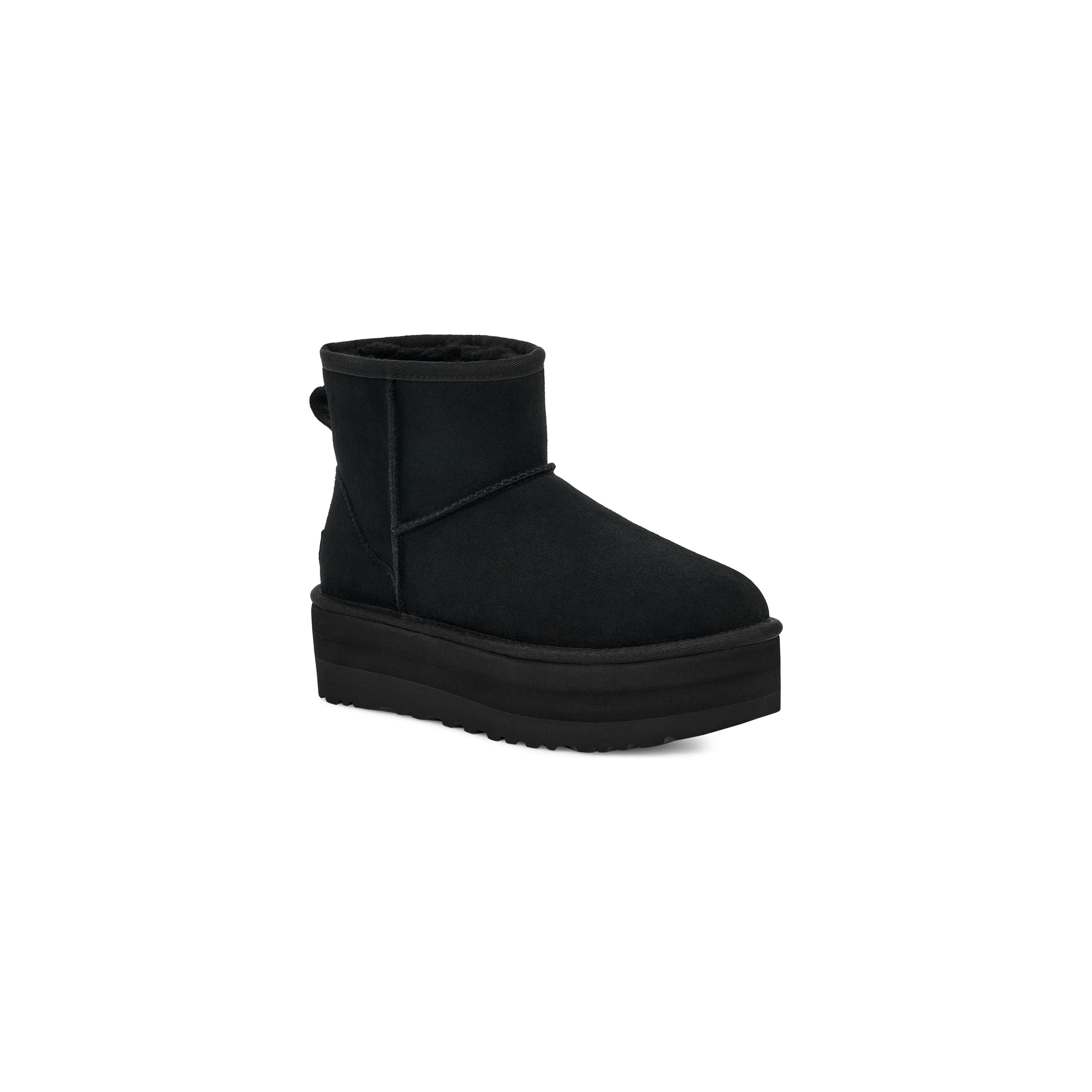 UGG Women's Classic Mini Platform in Black  Women's Boots