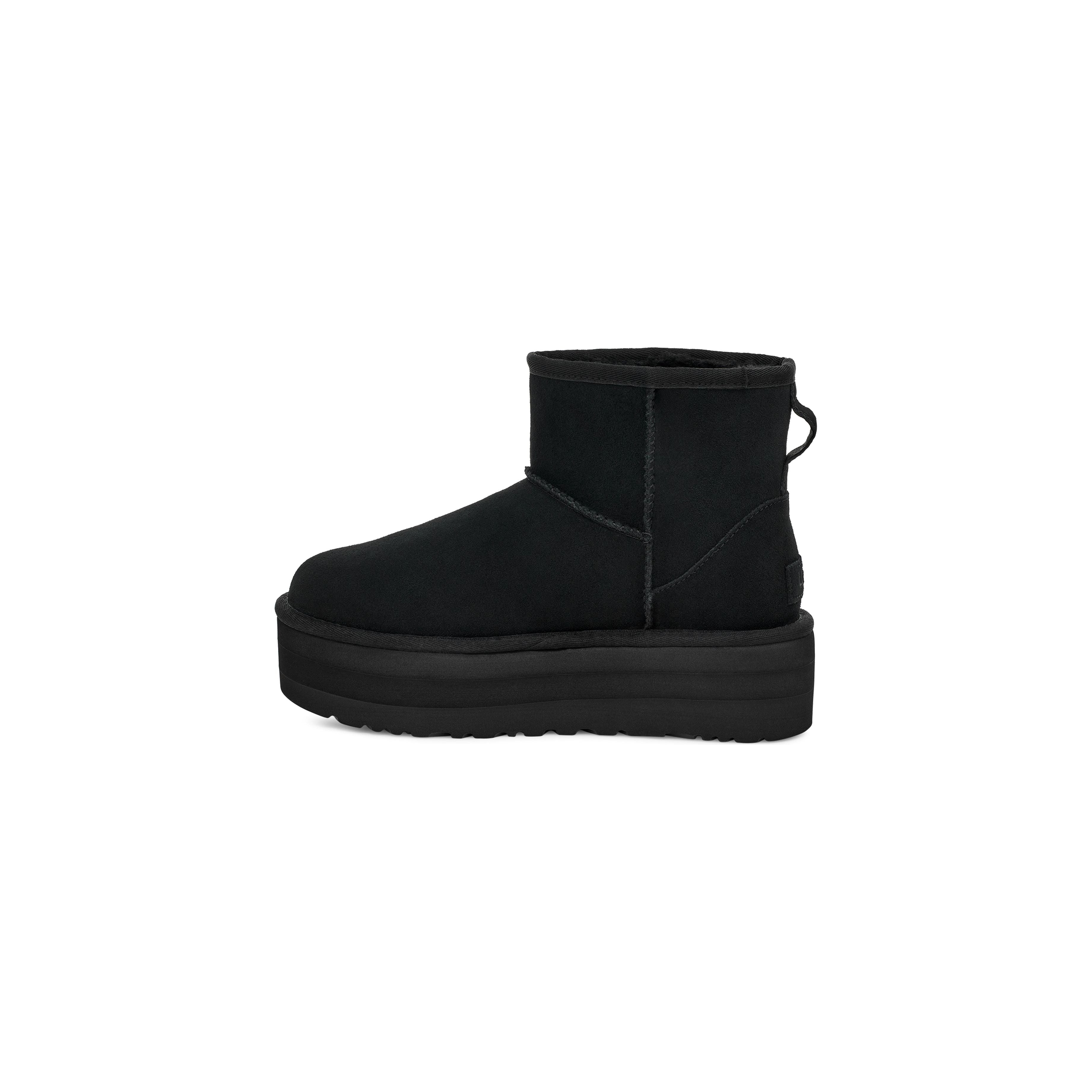 UGG Women's Classic Mini Platform in Black  Women's Boots