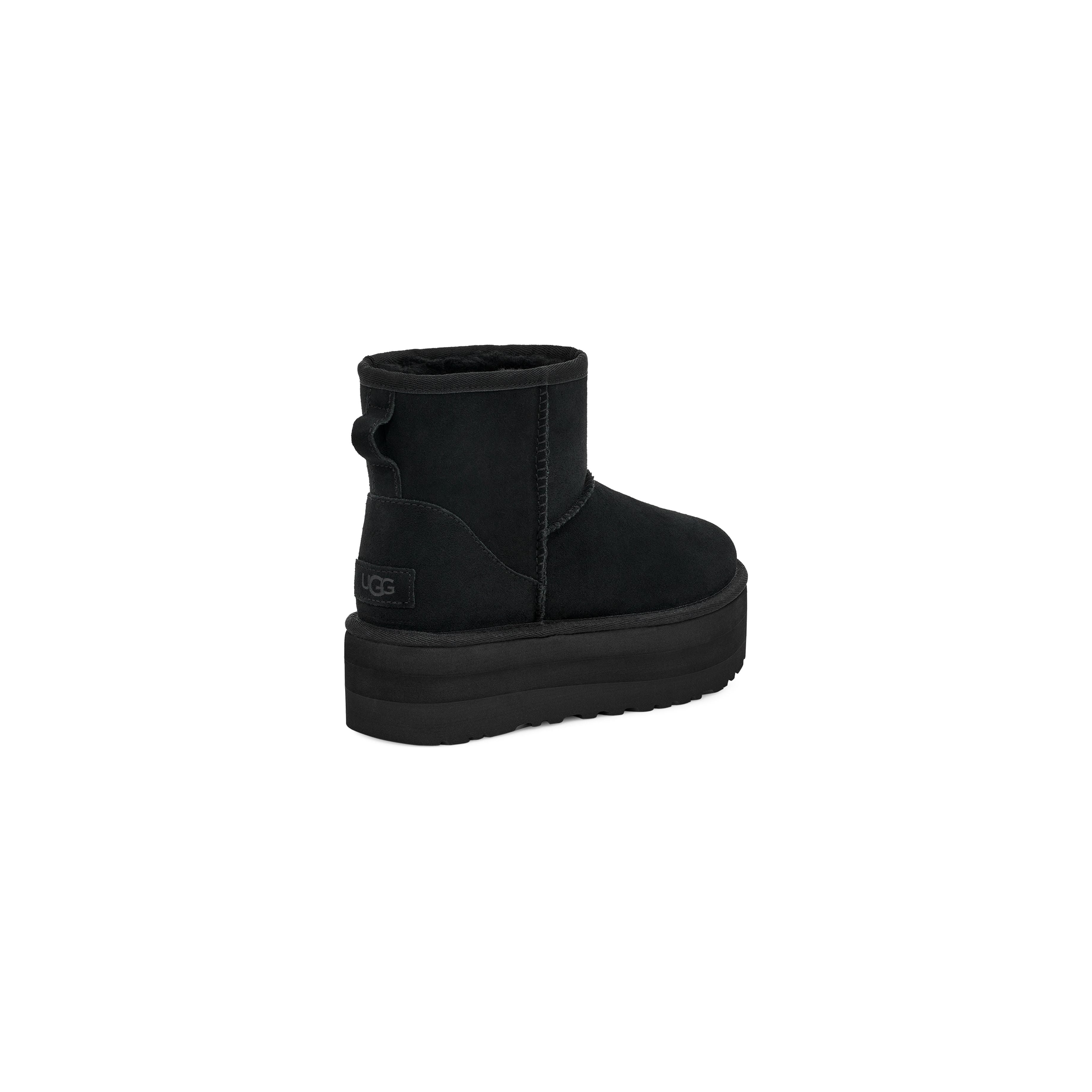 UGG Women's Classic Mini Platform in Black  Women's Boots