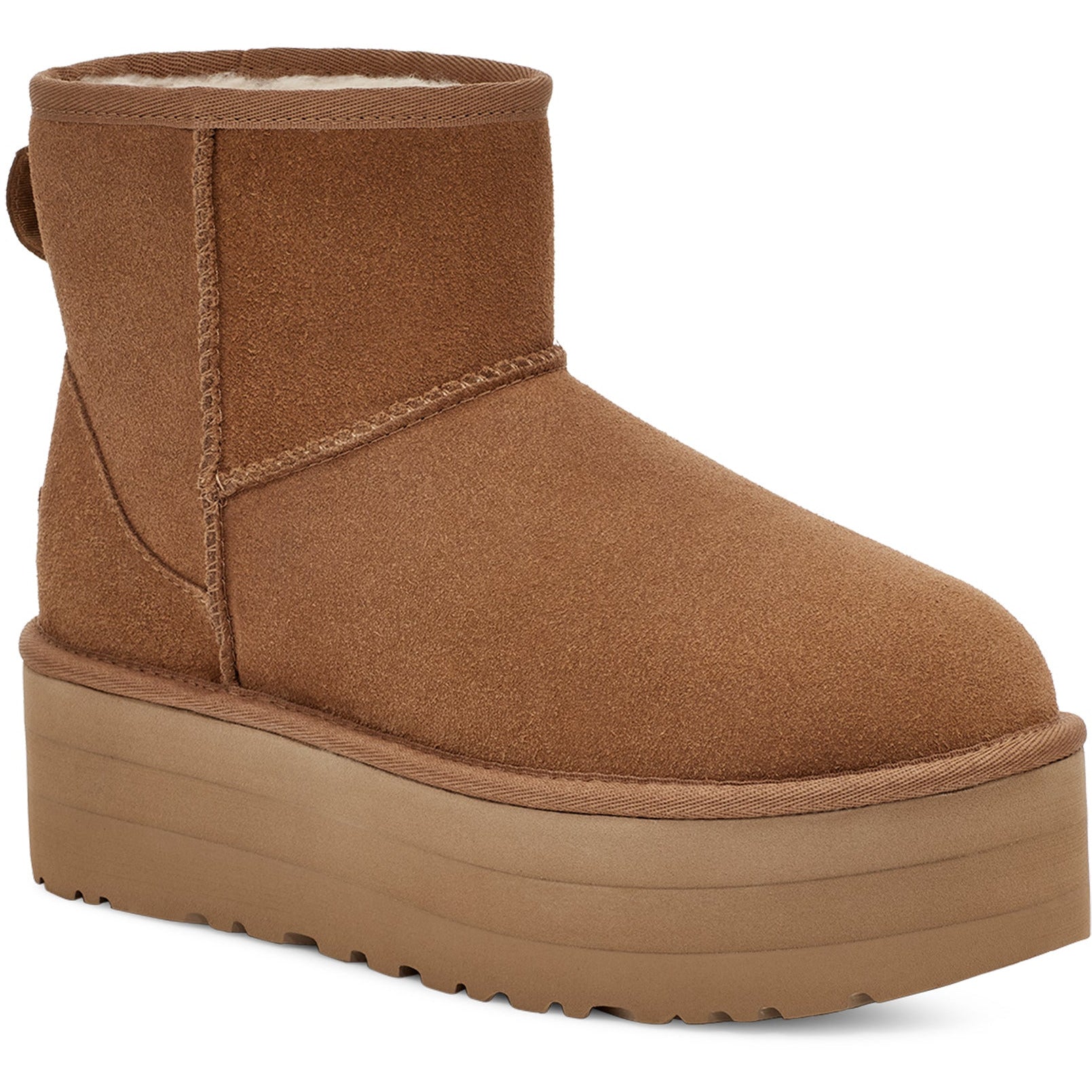 UGG Women's Classic Mini Platform in Chestnut  Women's Boots