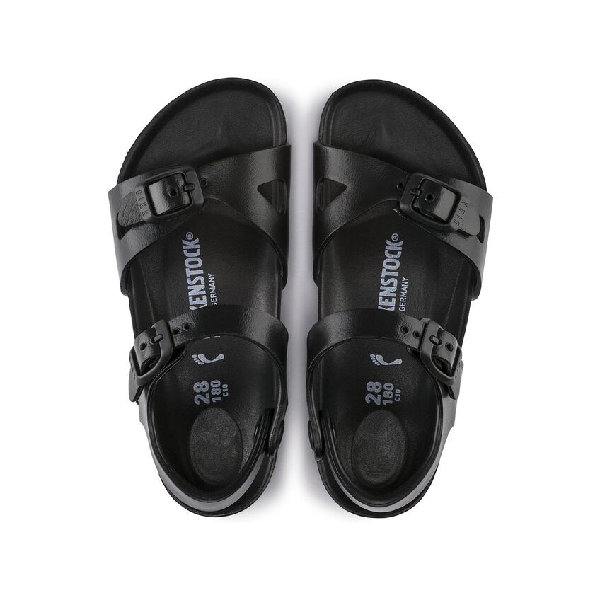 Birkenstock Kid's Rio Essentials Eva in Black  Kid