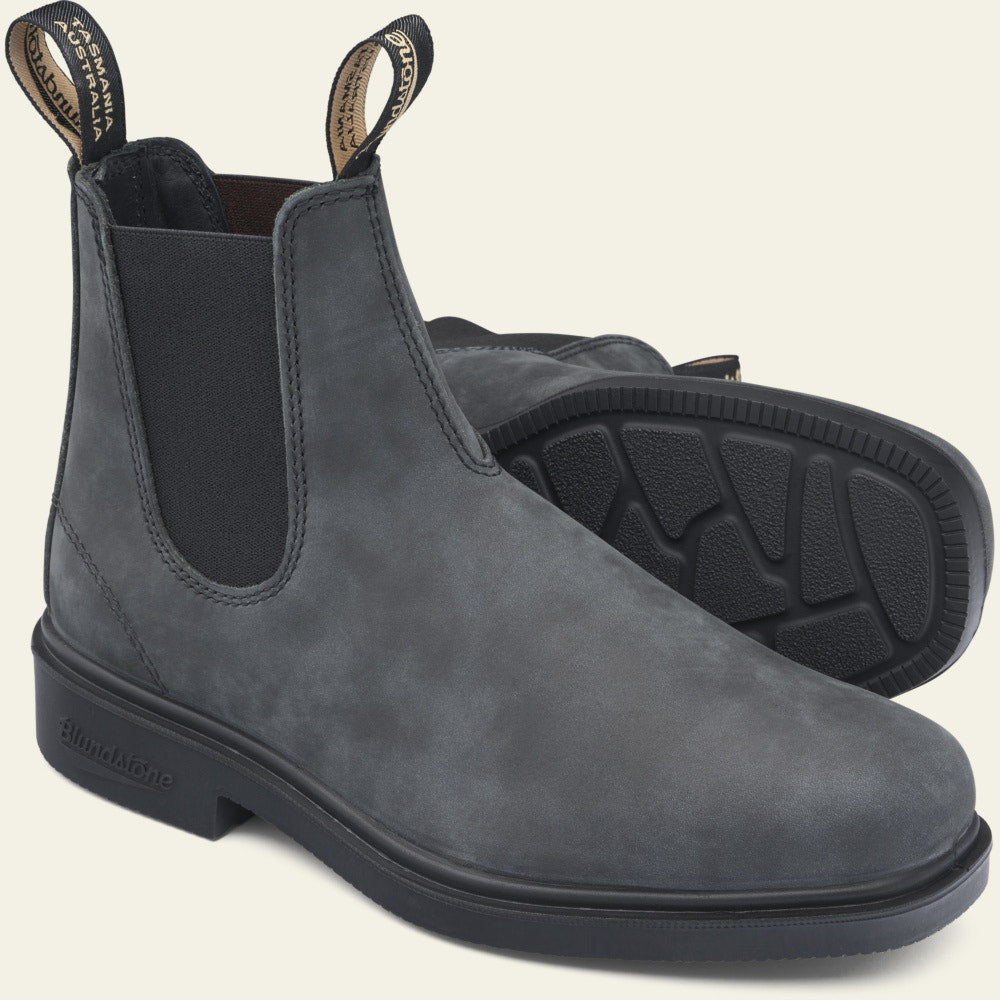 Blundstone 1308 Premium Leather Chelsea Boots in Rustic Black  Men's Boots