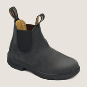 Blundstone Kids Series 1325 Premium Leather Chelsea Boots in Rustic Black  Kid's Boots