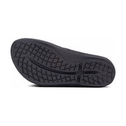 OOFOS Women's OOlala Thong Sandal in Black  Women's Footwear